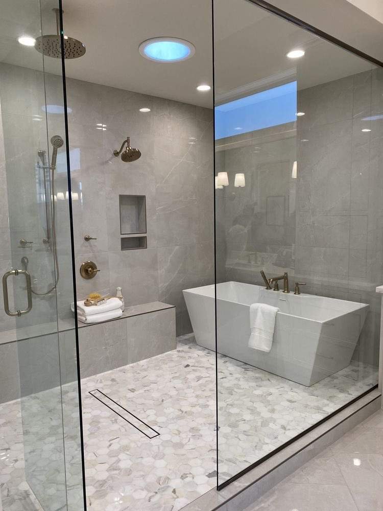 Walk-In Shower Bathroom Remodel