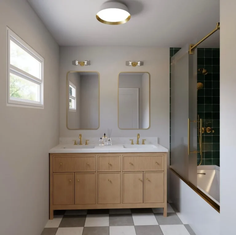 Modern Wood Vanity Bathroom